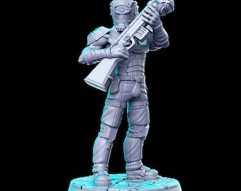 Cerberus Soldier - RN Estudio Printed Miniature | Dungeons & Dragons | Pathfinder | Tabletop