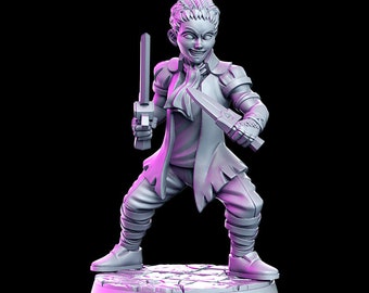 Droso, Halfling Thief - RN Estudio Printed Miniature | Dungeons & Dragons | Pathfinder | Tabletop