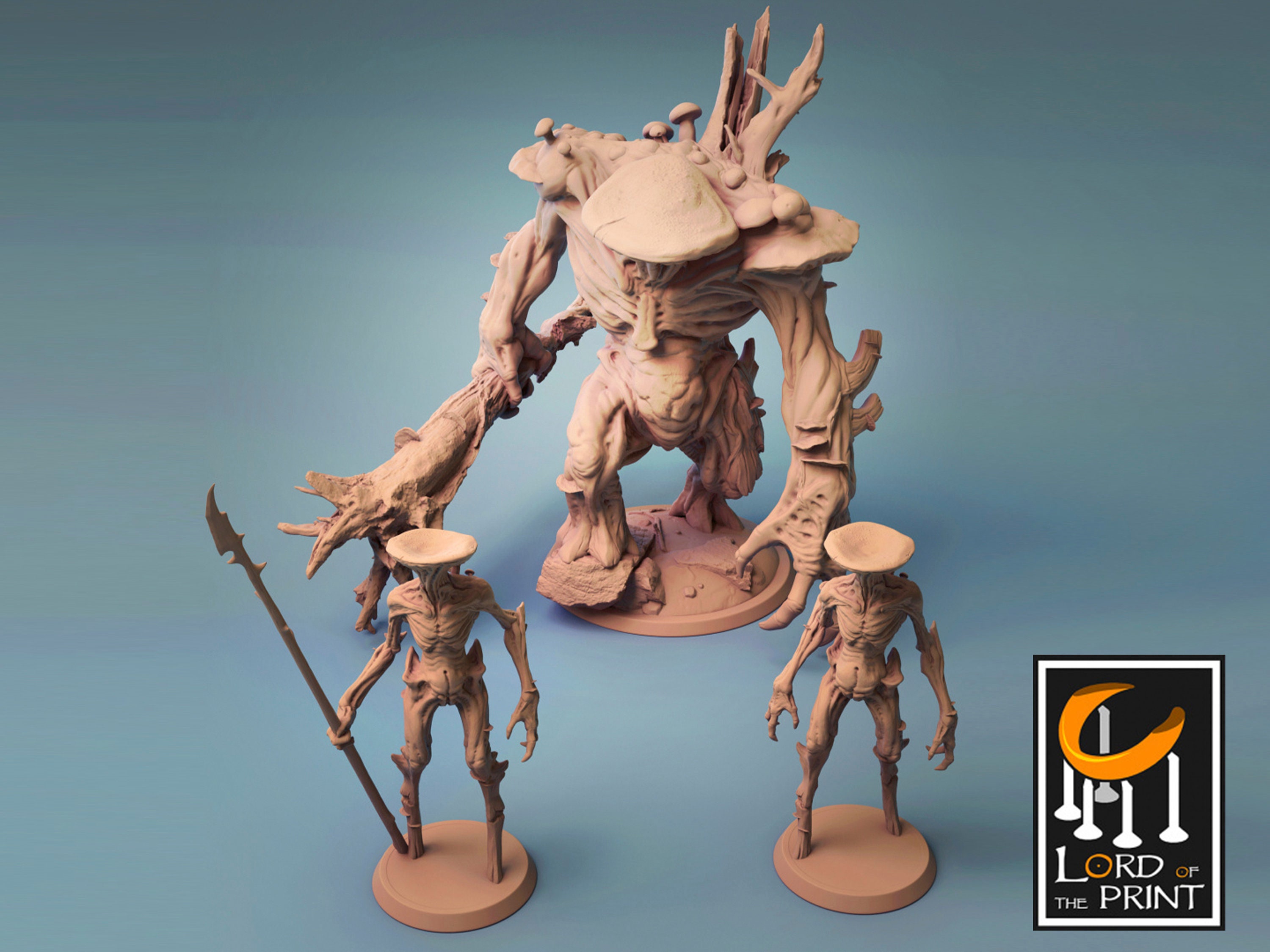 Myconid Bundle Lord of the Print Miniature Dungeons & - Etsy Sweden