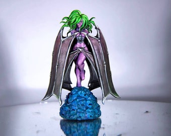 Salanith, Succubus Painted Model - RN Estudio Printed Miniature | Dungeons & Dragons | Pathfinder | Tabletop