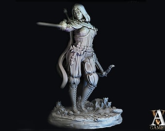 Isabetta of the Dawn - Archvillain Games Printed Miniature | Dungeons & Dragons | Pathfinder | Tabletop