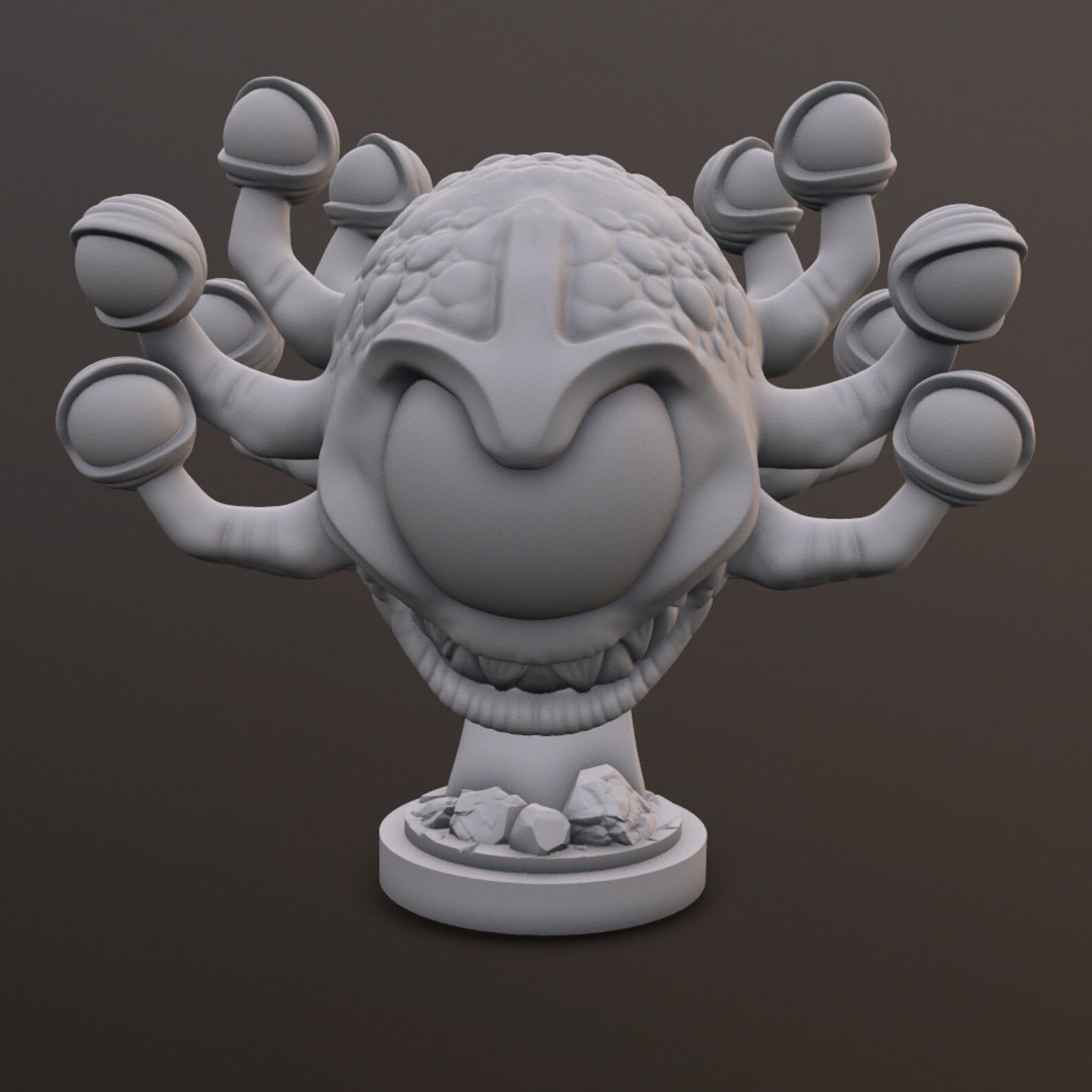 Dice Head Eye Tyrant Dice Heads Printed Miniatures Etsy