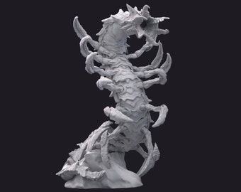 Remorhaz, centipede worm - Mini Monster Mayhem Printed Miniature | Dungeons & Dragons | Pathfinder | Tabletop