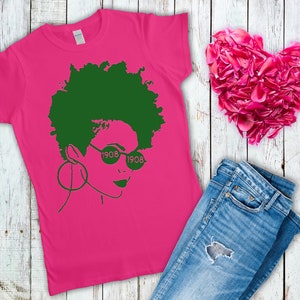Pinkies And Pearls The Ivy League Ivy Icon pink and green Shirt sorority girls sorority gift Alpha Kappa Alpha