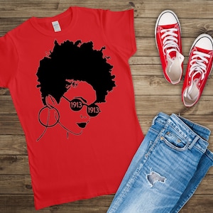 Red and Black, Delta Sigma Theta 1913 Shirt, DST, Sorority Tee, Delta Sigma Theta Sorority, Teacher, Back to School, Kamala Harris Walz