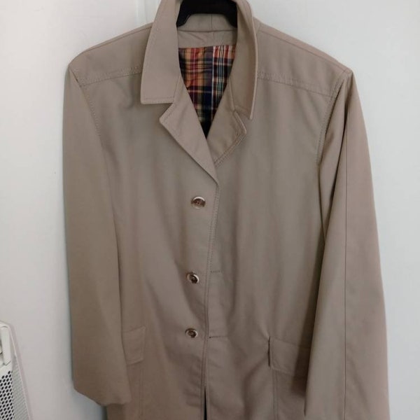 Manteau long vintage Tergal