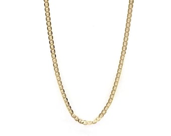 18K Yellow Gold Chain for Men and Women • Perfect Gift for Him • Men's Chain • Solid Gold Chain • Yellow Gold Chain for Men • Made in Italy