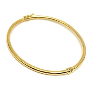 Armband i 18KT gult guld - 2,8 mm tjocklek - Armband i 750 gult guld - Armband i italienskt guld - Armband i polerat guld
