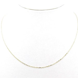 18K Yellow Gold Primavera Necklace for Women & for Men • Gift for Him or for Her • Women&#39;s Chain • Men&#39;s Chain • Solid Gold • Made in Italy