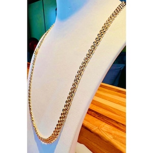 18K Yellow Gold Necklace • Great Gift for Him • Men's and Women's Chain • Handmade Necklace • 18K Gold Chain Necklace • Italian Design