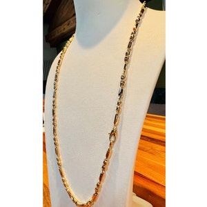 18K Yellow Gold Necklace • Great Gift for Him • Men&#39;s and Women&#39;s Chain • Handmade Necklace • 18K Gold Chain Necklace • Italian Design