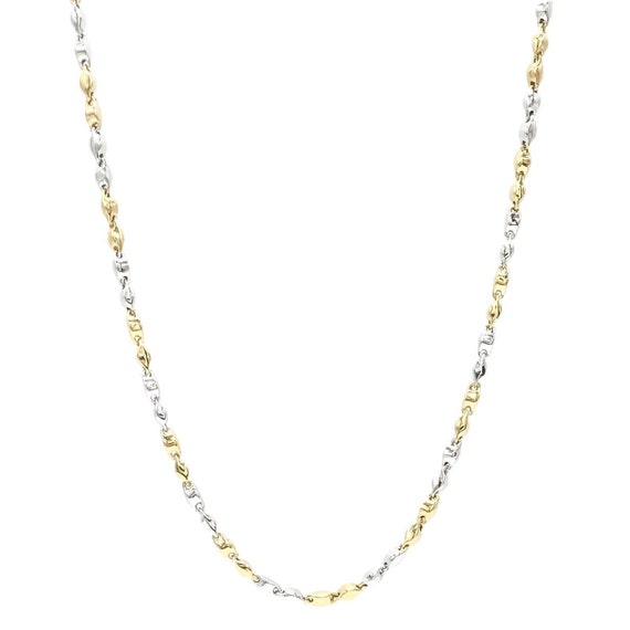 Mens two deals tone gold chains