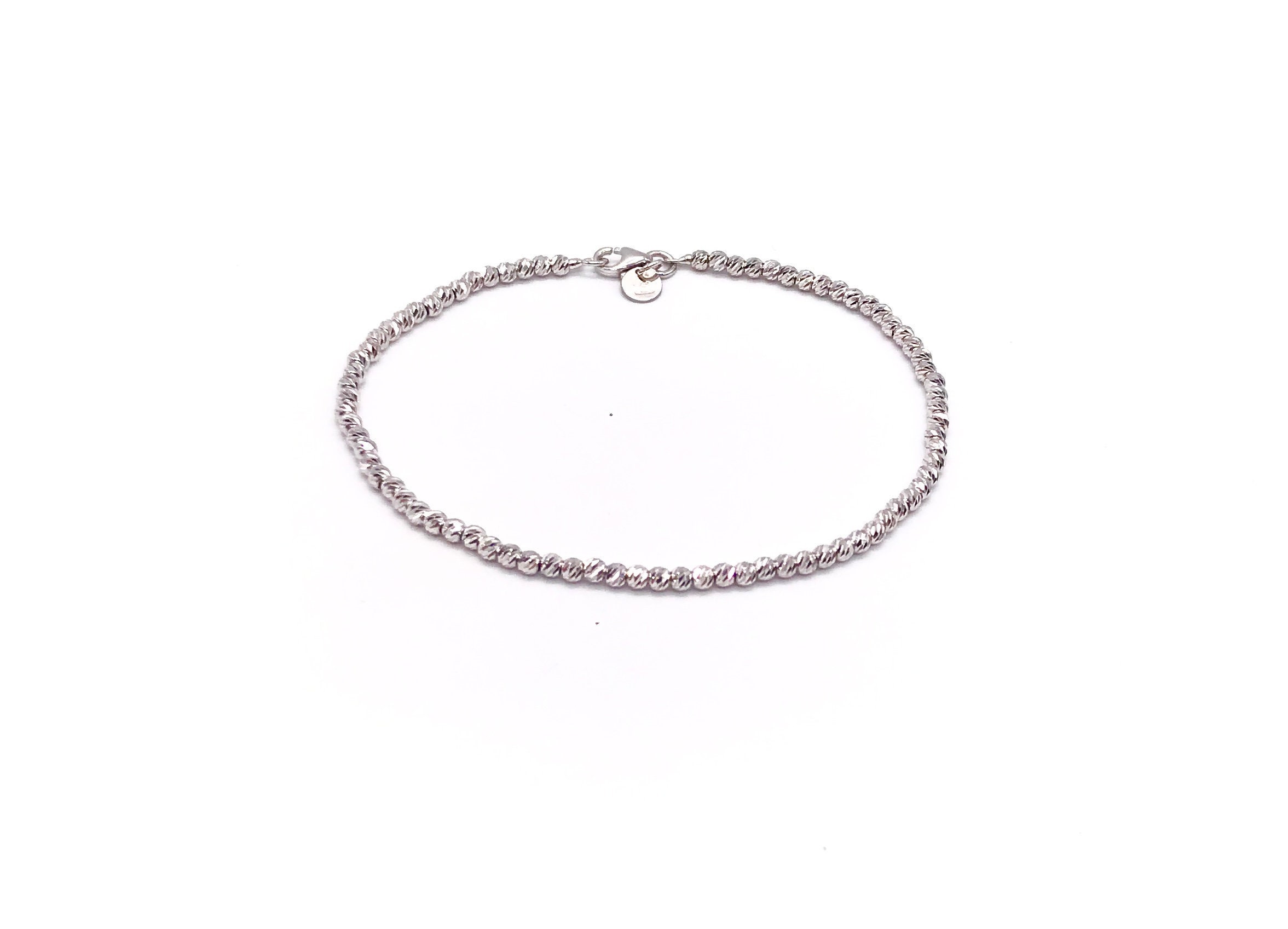 White Gold Bracelet - Etsy