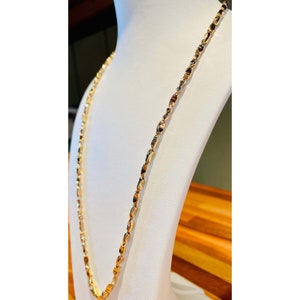 18 KT Gelbgold Halskette für Herren und Damen - Gelbgold Herrenkette - Gelbgold Damenkette - Gelbgoldkette - 750 Gelbgold Halskette