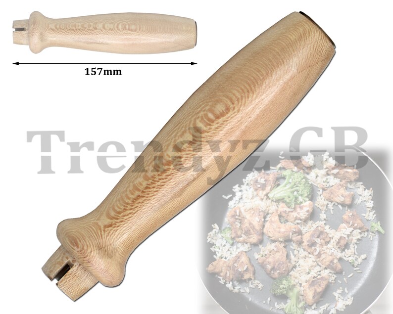 Le Creuset Replacement Wooden Handle for Frying Pan With Etsy