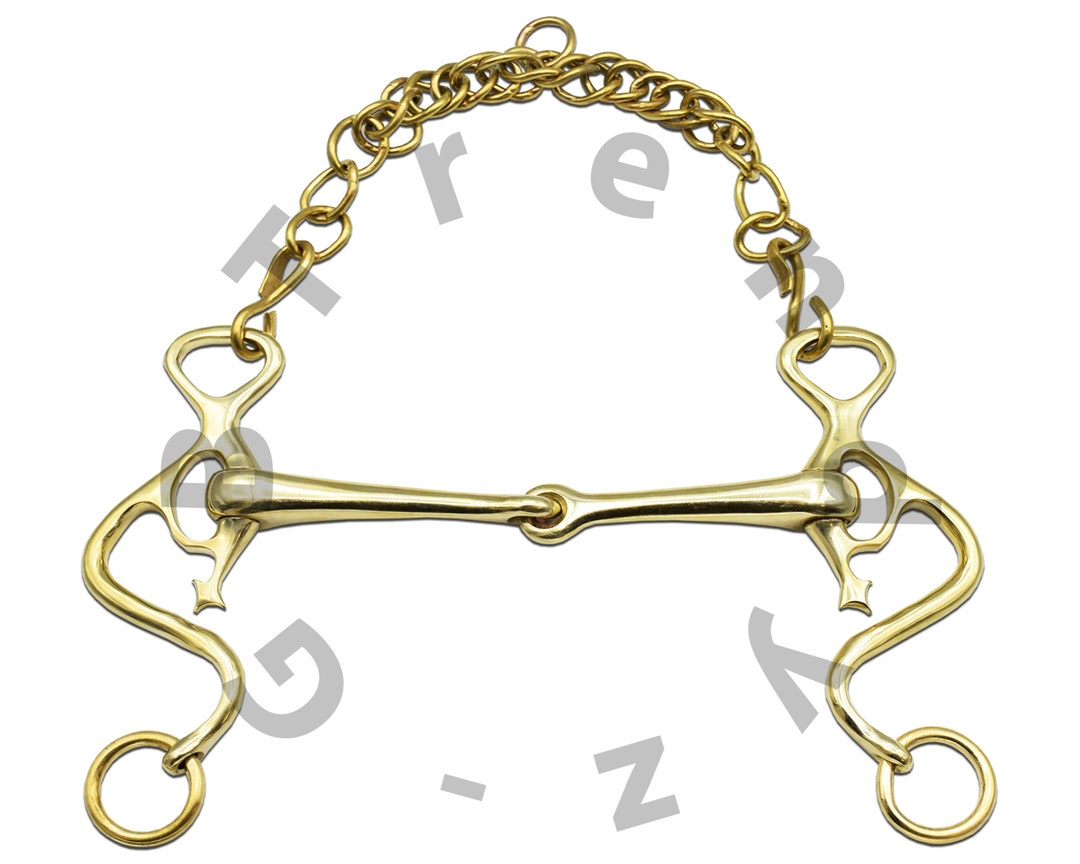 Royal Portuguese Horse Mouth Bit S Cheek Shanks Bits Horse Bits New Etsy