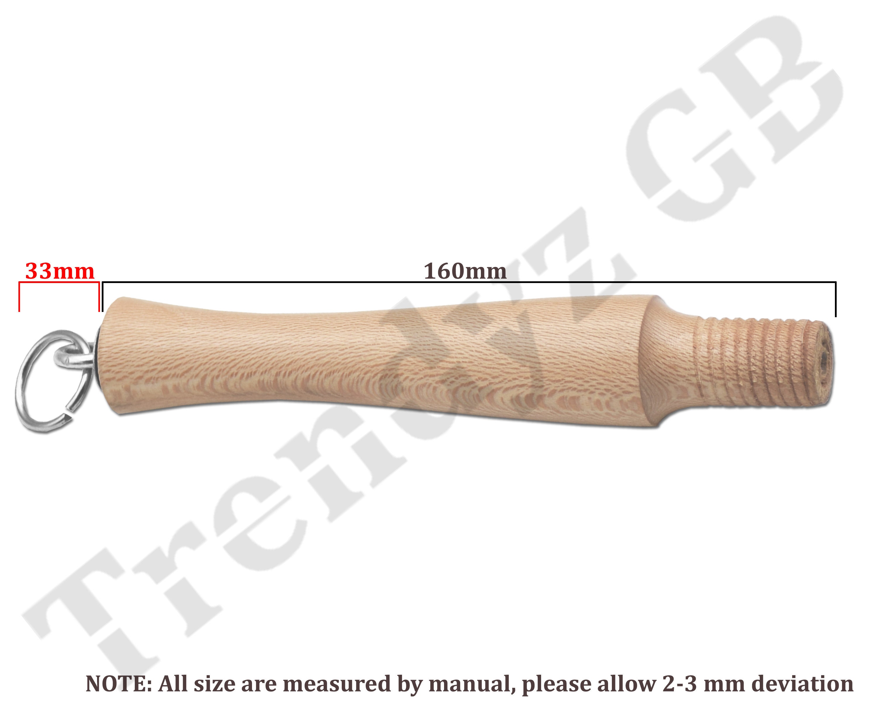 Replacement Handmade Wooden Handle for Descoware 80-D FE 20 Belgium 20cm  Saucepan Pan 