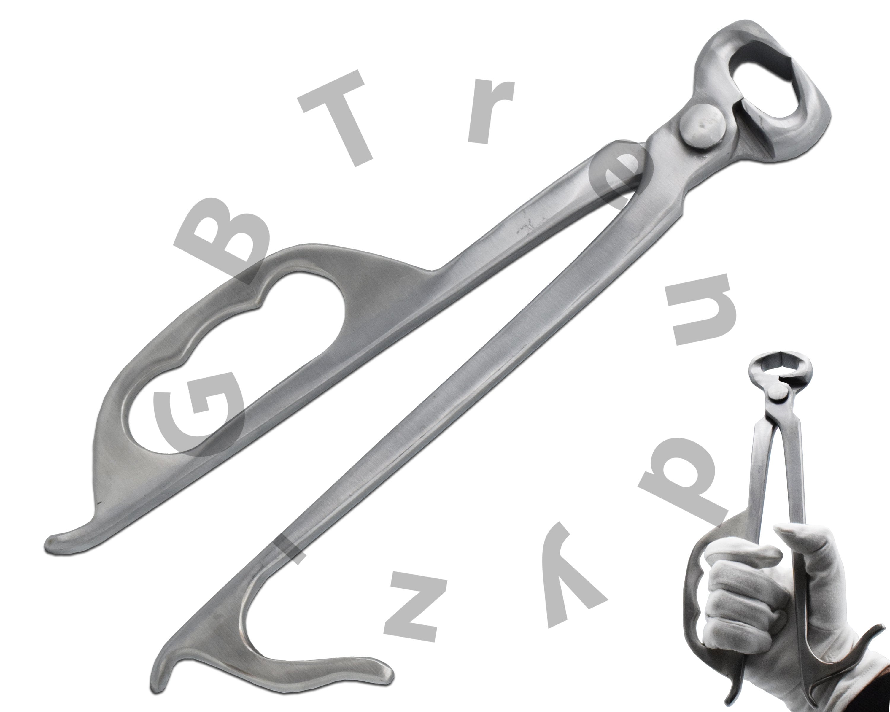 Professional One Handed Foal Nipper - Horse Farrier Tools - 11 inch Nipper - Equestrian Products - Trimmer Cutter
