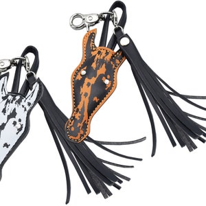 Western Horse Charm, Horse Charm with Tassel - Western Horse Keychain