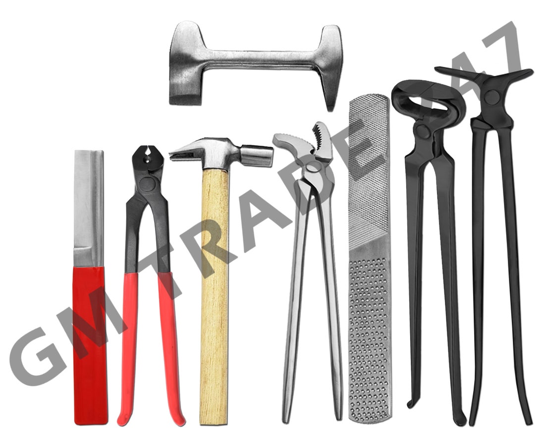Farrier Hoof Trimming Kits Professional Horse Hoof Trim & Shoeing Kit