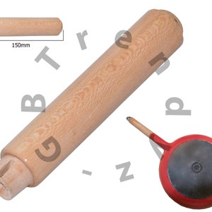 Replacement Handle For Le Creuset - Large Cast Iron Enamelled 29cm Pan - Handmade - Handle Only