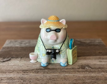 Mud Pie Vacation Fund Piggy Bank