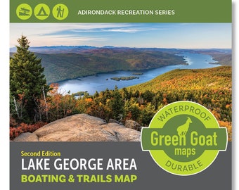 Lake George Area Boating and Trails Map