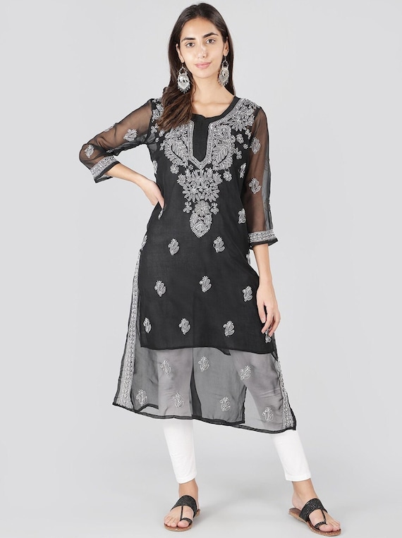 Shop Grey hue gorgeous cotton kurti online from G3fashion India. Brand -  G3, Product code - G3-WKU7132,… | Kurti designs, Kurta neck design, Kurti  embroidery design