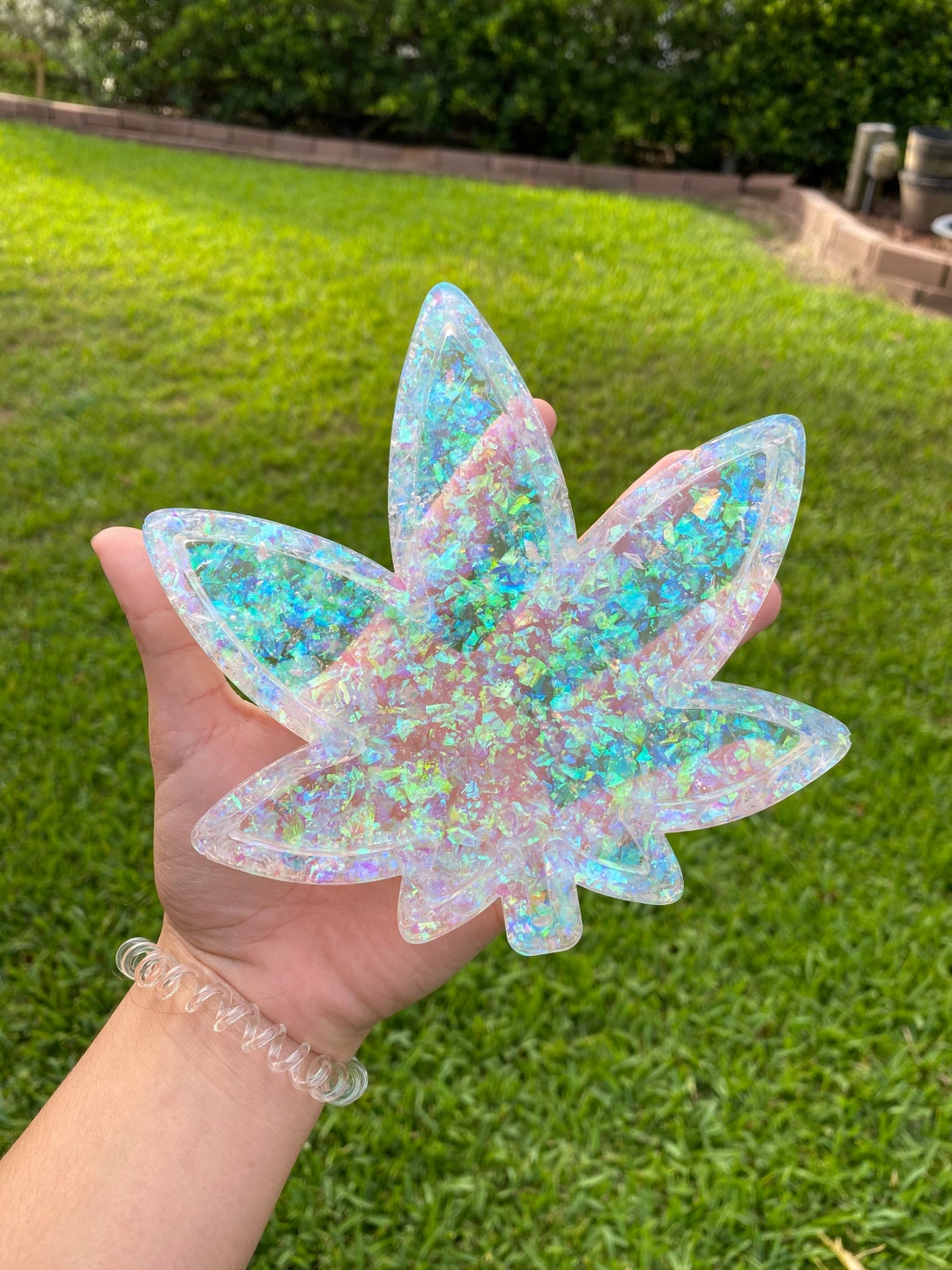 Iridescent Ashes Ashtray Etsy