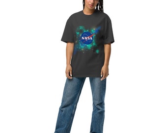NASA Galaxy Oversized faded t-shirt