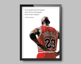 Michael Jordan Quote Etsy