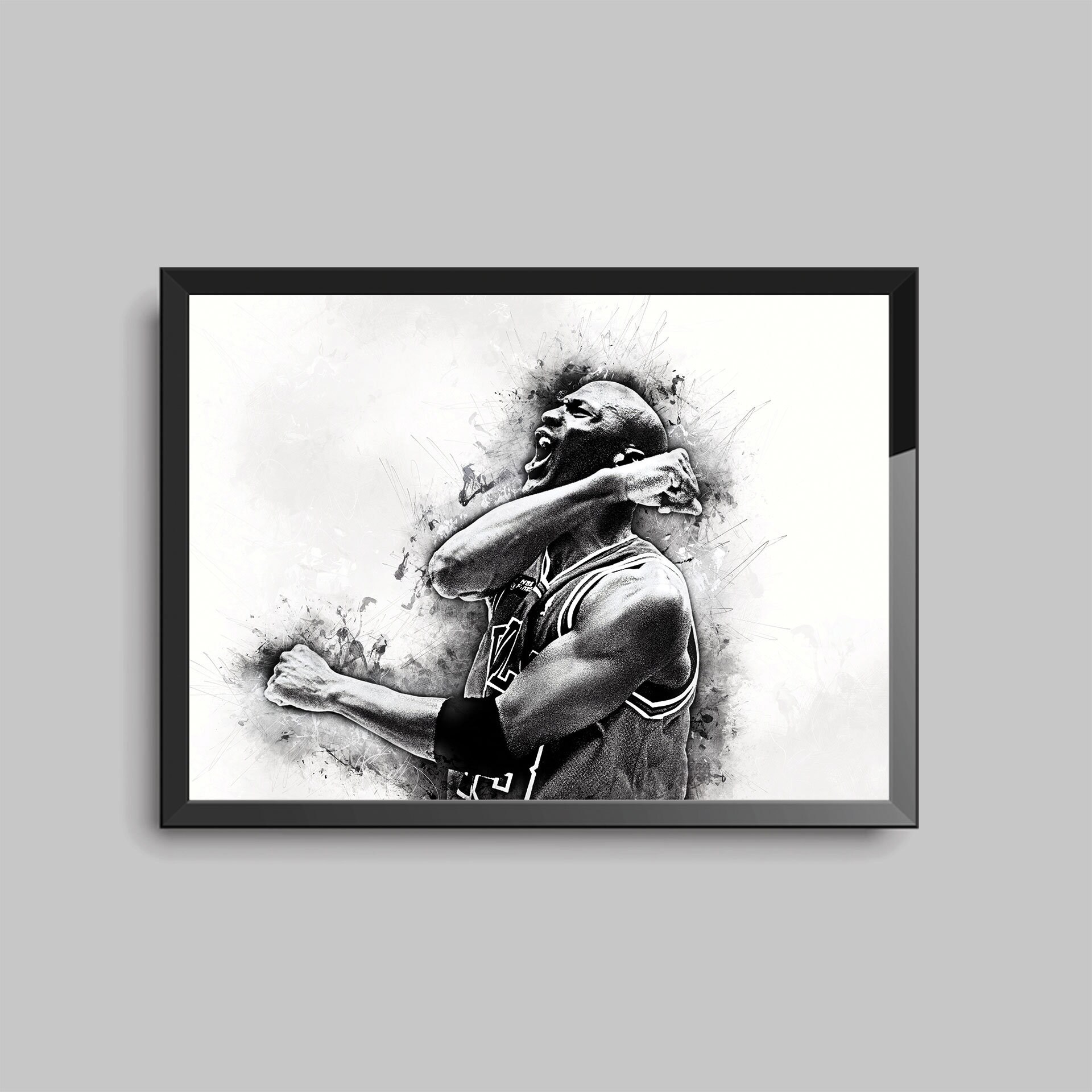 Michael Jordan A4 A3 Wall Art Graphic Print Unframed Etsy UK