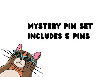 Mystery Pin Set | Pins for your Aesthetic | Grab Bag Pins | Pin Bundle