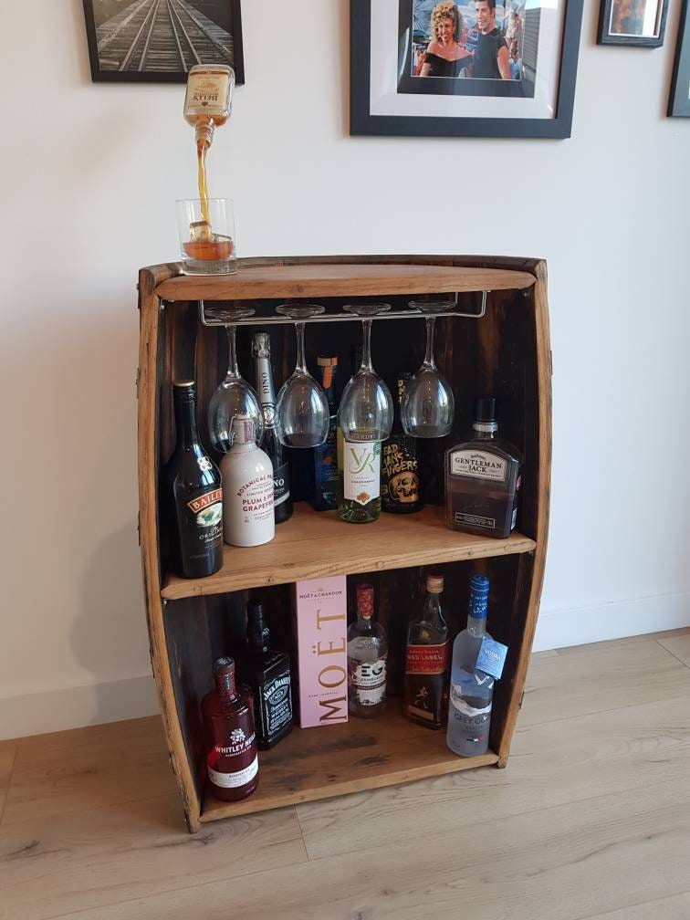Whiskey Storage Cabinet Etsy UK