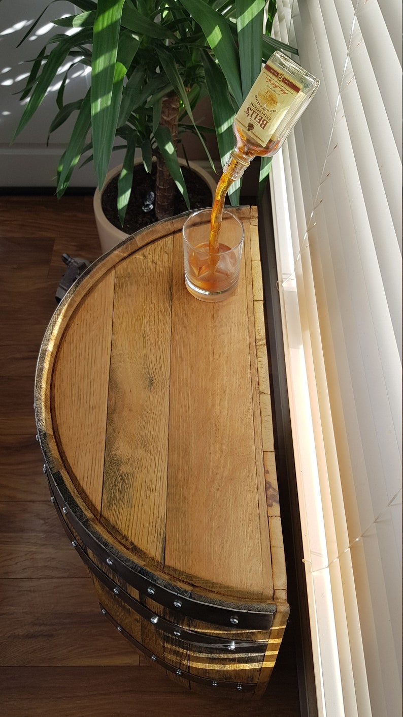 half wooden whiskey barrels for sale