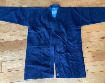 Japan Fencing Kendo Cotton Indigo Uniform Kendogi Clothes Robe Samurai Garment