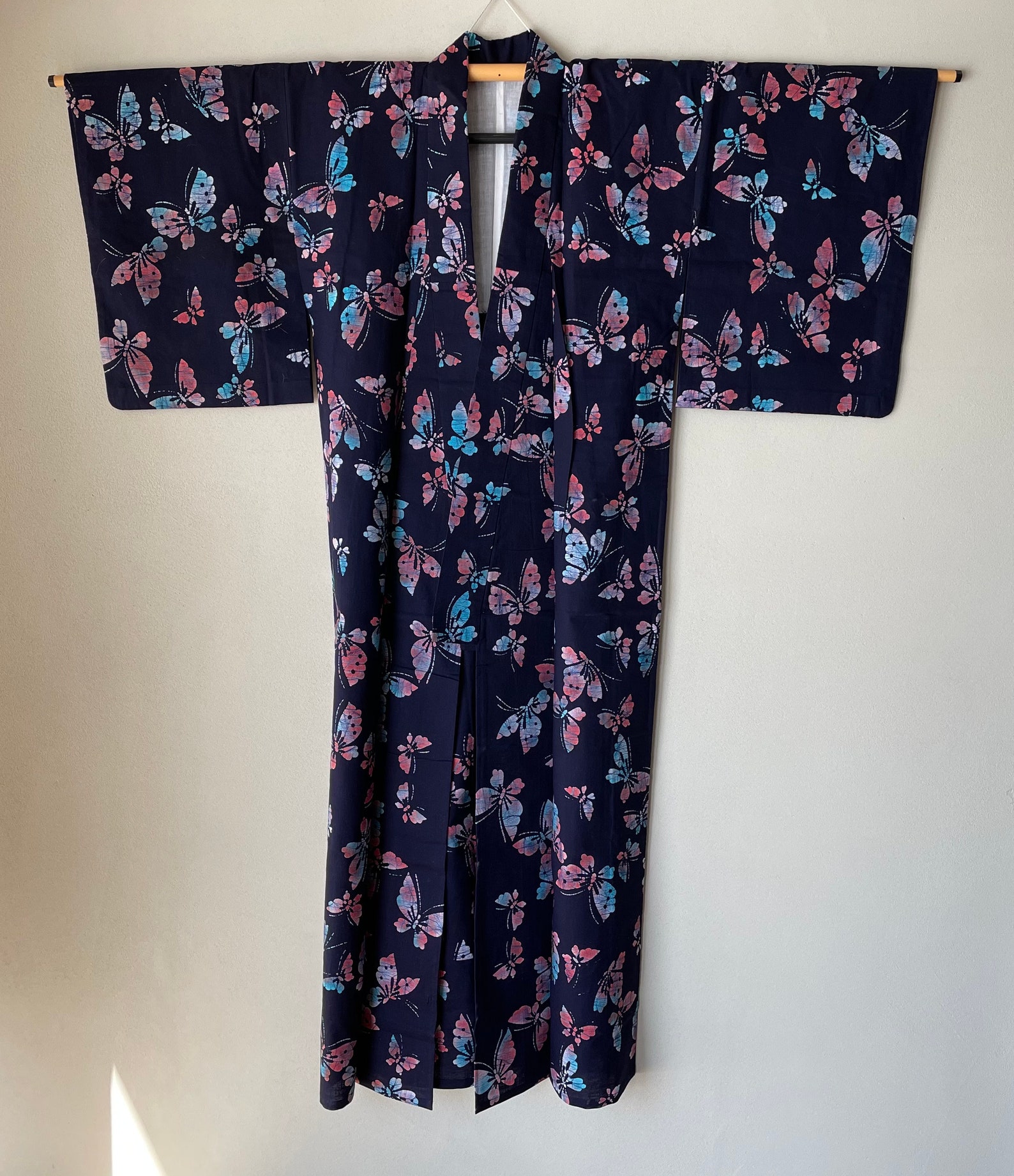 Japanese Kimono Robe Yukata for Women Cotton Dressing Gown | Etsy