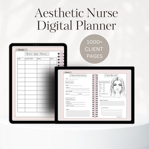 Aesthetic nurse Digital Planner, Botox Nurse Planner, Aesthetic Nurse Forms, Cosemtic Nurse Form, Botox Forms, Botox Nurse Client Record