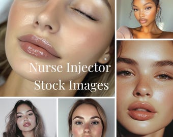 Nurse Injector Stock Photos, Lip Filler and Botox Stock Photos, Nurse Injector Instagram, Injector Marketing, Nurse Injector Templates