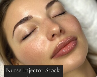 Stock Photos for Nurse Injectors, Lip Filler and Botox Stock Photos, Nurse Injector Instagram, Injector Marketing, Nurse Injector Templates