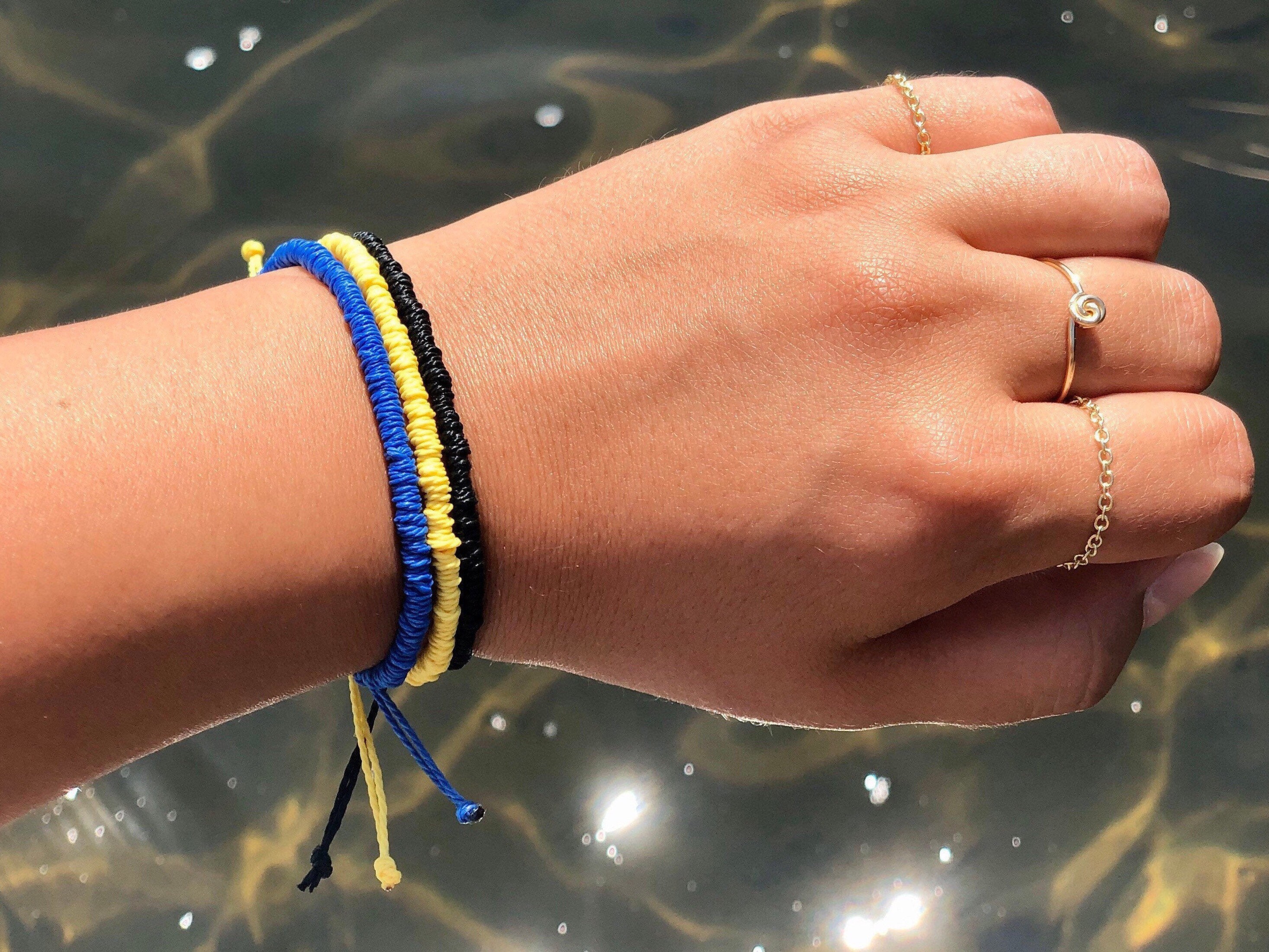 Waterproof Bracelet Adjustable Customizable Summer Wrap Etsy