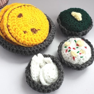 Crochet Kinderspiel Essen, Punjabi Traditionelle Lebensmittel, Lernen, Umweltfreundlich und Montessori Einstellung
