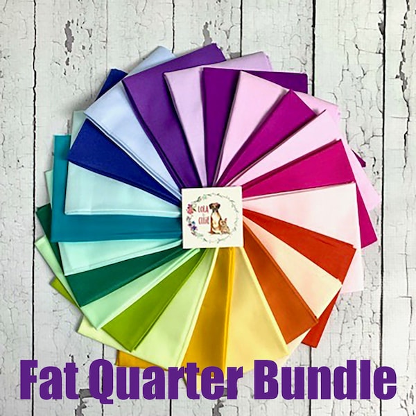 IN STOCK - Tula Pink Mythical Solids Collection - Dragons Breath -Unicorn Poop -  Fat Quarter Bundle -One Day FREE Shipping