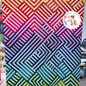 Mythical Interwoven Quilt Kit  - SHIPS SAME DAY -  Mythical Solids Fabric Tula Pink Fabric Tula Pink Quilt Kit - Tula Pink Solids