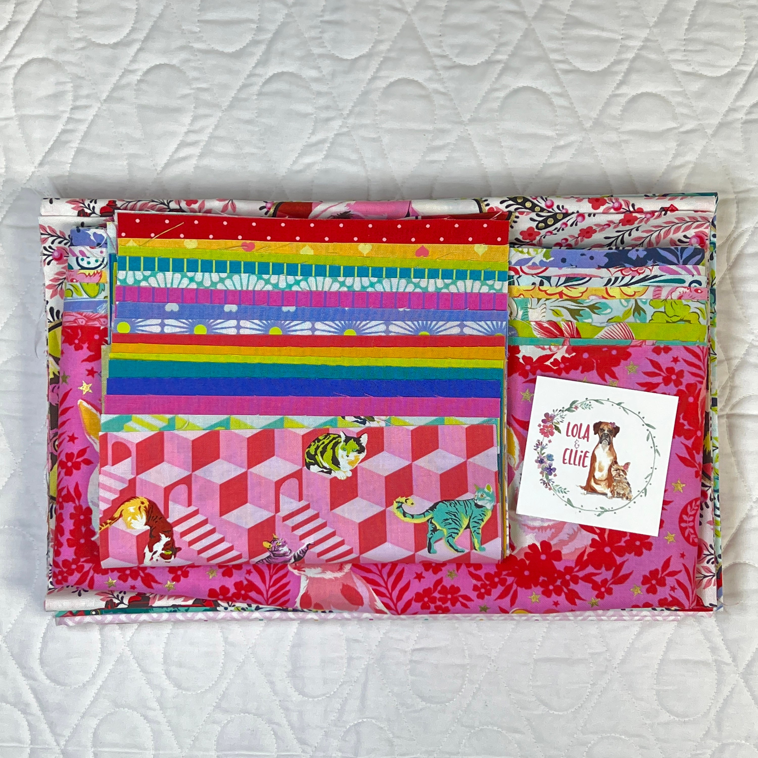 Tula Pink Besties Mini Quilt Kit -bestie Hexiecomplete Paper
