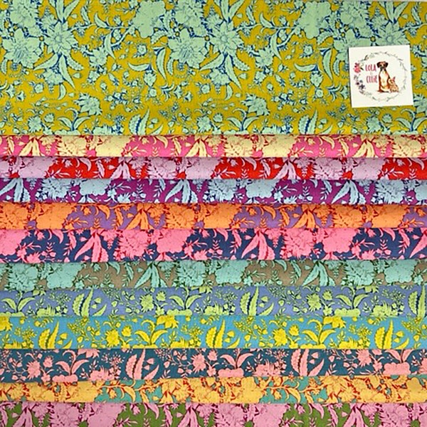 Tilda's Bloomsville Blenders Bundle - Fat Quarter Bundle Half Yard Bundle - 1 Yard Bundle - Vollständige Blenders Collection - Kostenloser Versand am selben Tag