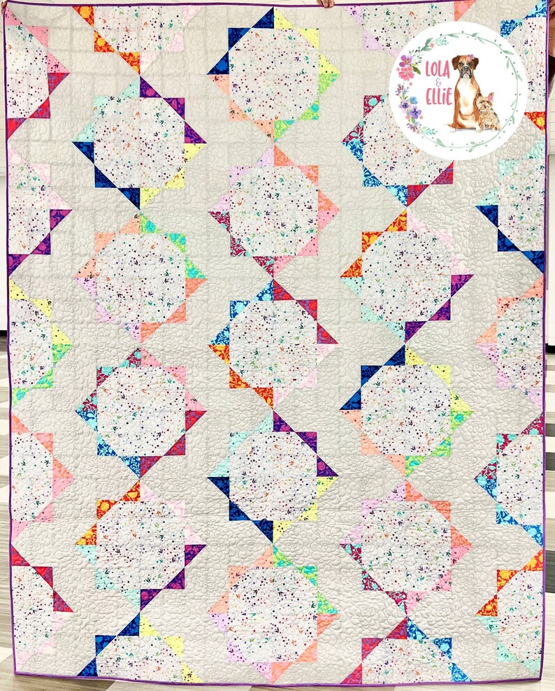Tula Pink Gracie Quilt Kit True Color Fabrics Tula Pink Etsy