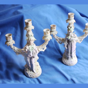 Vintage Brass Candelabra Candle Holders/ 3 Arm Candelabras