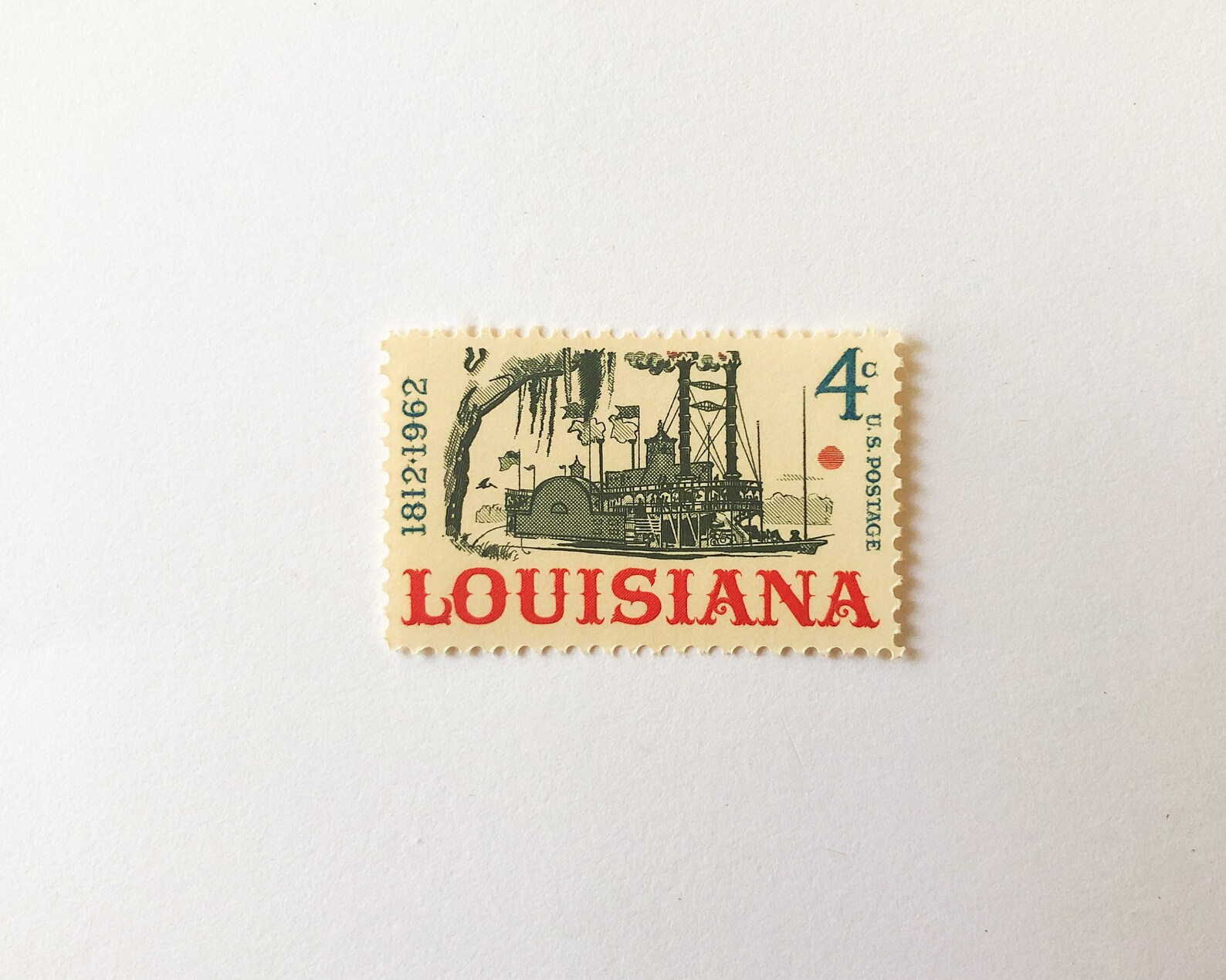 10 Louisiana Stamps / Unused US Vintage Postage / 4 cents each Etsy