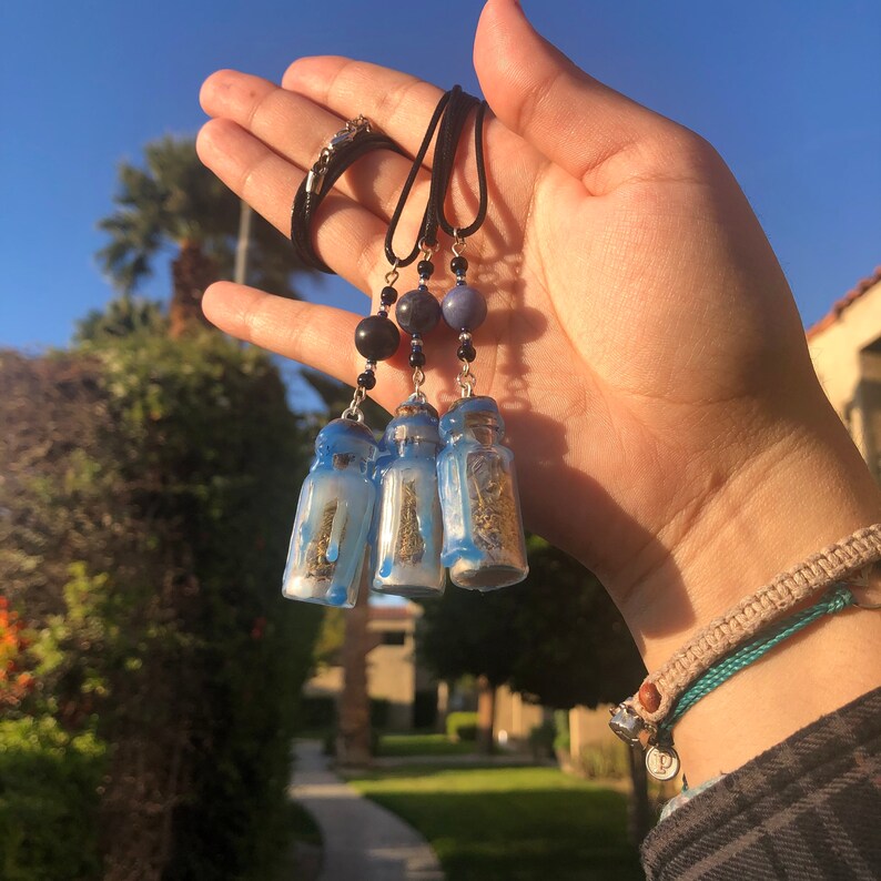 Protection Self-Love Anti-Anxiety Spell Jar Necklaces